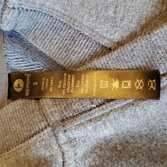 90 Degree Super Soft Plush Lined Open Hoodie, Small - Picture 9 of 10